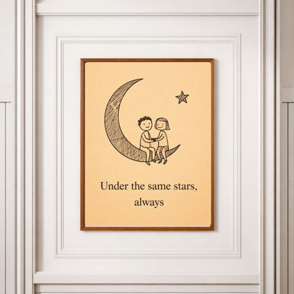 couple on moon