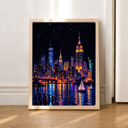starlit skyline