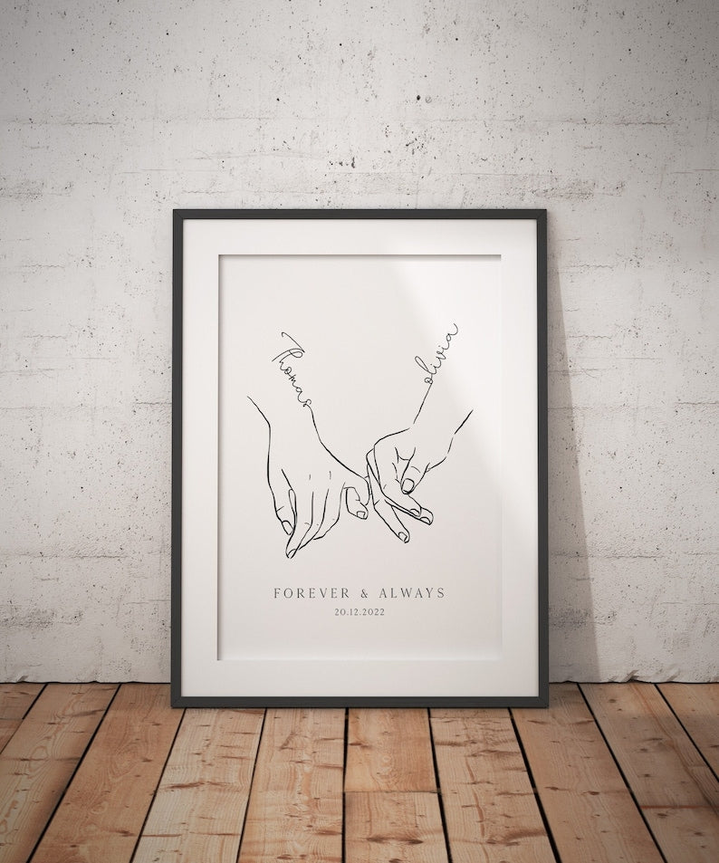 together- couple print